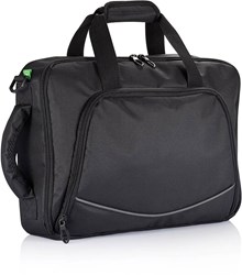 Obrázky: Čierna polyesterová taška/ ruksak na notebook