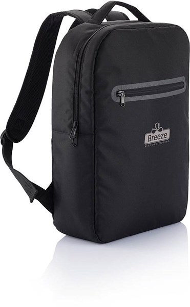 Obrázky: Čierny ruksak na notebook z polyesteru, Obrázok 4