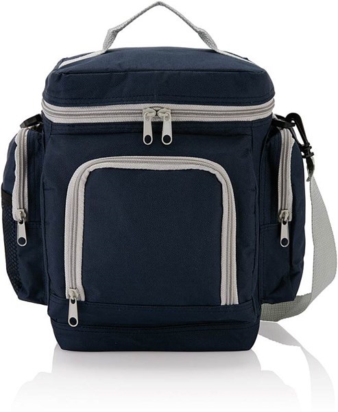Obrázky: Modrá cestovná chladiaca taška s vreckami, Obrázok 3