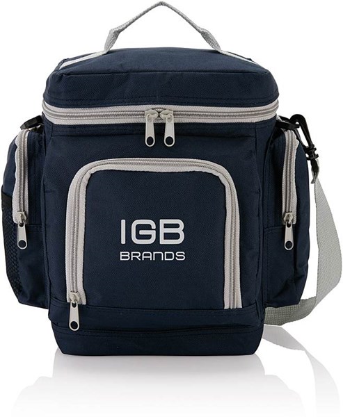 Obrázky: Modrá cestovná chladiaca taška s vreckami, Obrázok 4