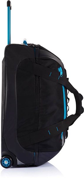 Obrázky: Čierna cestovná taška s modrými doplnkami, Obrázok 3
