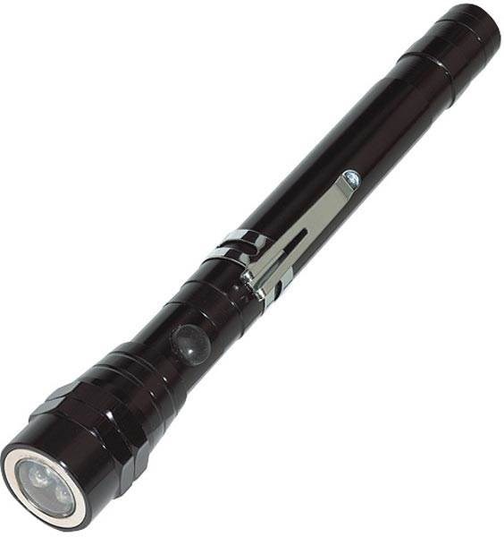 Obrázky: Teleskopická LED baterka Reflect,čierna, Obrázok 5