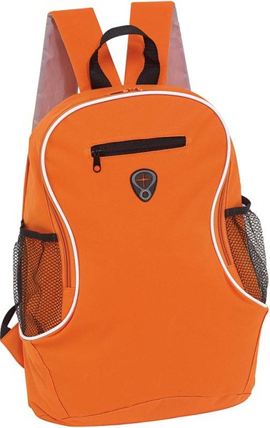 Obrázky: Oranžový polyester. ruksak, príprava na slúchadlá