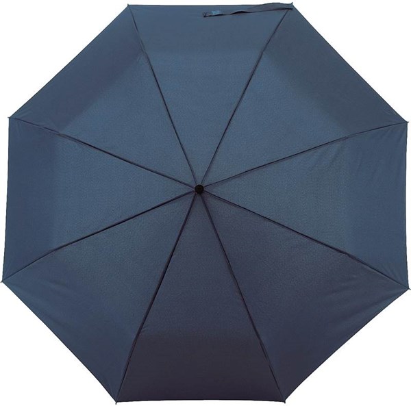Obrázky: Modrý trojdielny automatický skladací dáždnik , Obrázok 2