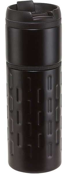 Obrázky: Termohrnček 400ml, čierny nerezový plášť