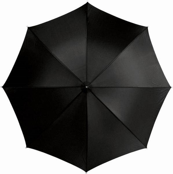 Obrázky: Dvojdielny skladací dáždnik, čierna, Obrázok 3