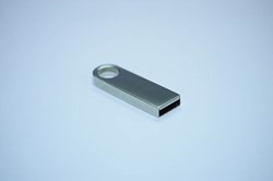 Obrázky: Compact hliníkový USB flash disk s očkom 1GB