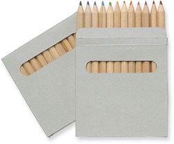 Obrázky: Sada 12 drevených pasteliek v papierovom puzdre