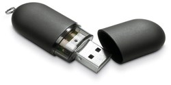 Obrázky: USB kľúč 8 GB,  čierna