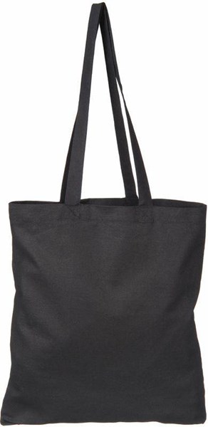 Obrázky: Bavlnená taška, výška uší 30 cm, čierna, Obrázok 2