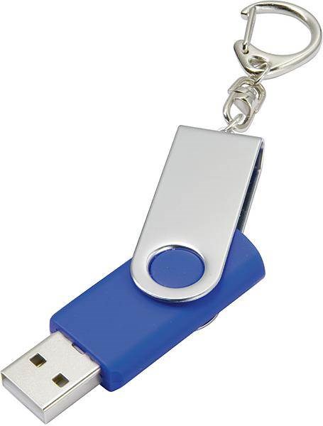 Obrázky: USB kľúč ako prívesok, 8 GB, modrá