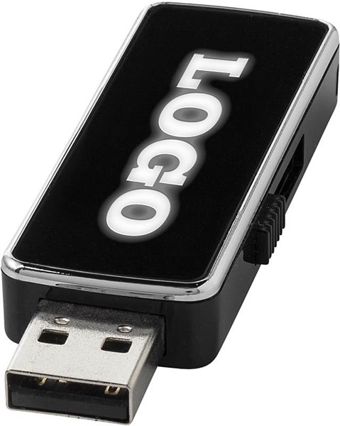 Obrázky: USB flash disk s podsvieteným bielym logom 8G