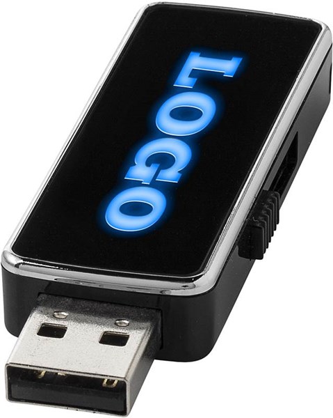 Obrázky: USB flash disk s podsvieteným modrým logom 16G