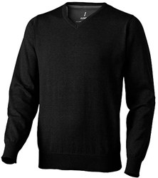 Obrázky: Pánsky sveter ELEVATE s výstrihom do V čierna S