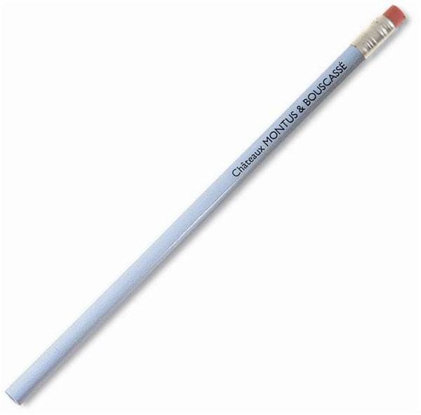 Obrázky: Biela drevená ceruzka s gumou