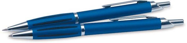 Obrázky: TINA,sada guličkového pera a mechan.ceruzky, modrá, Obrázok 2