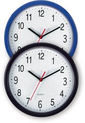 Obrázky: Nástenné hodiny s priemerom 24,5cm,  modrá