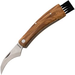 Obrázky: Hubársky nôž s drevenou rukoväťou a puzdrom