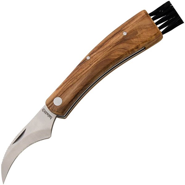 Obrázky: Hubársky nôž s drevenou rukoväťou a puzdrom, Obrázok 1