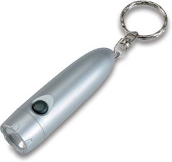 Obrázky: Mini baterka, prívesok na kľúče,strieborná
