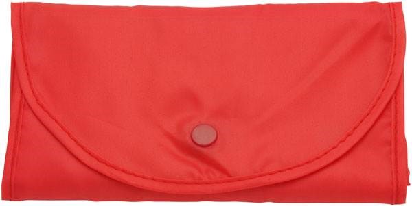 Obrázky: Červená skladacia nylónová taška tkaná, Obrázok 1