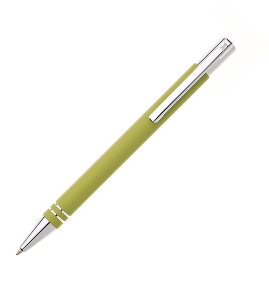 Obrázky: Svetlozelené kovové guličkové pero v tubuse, Obrázok 3