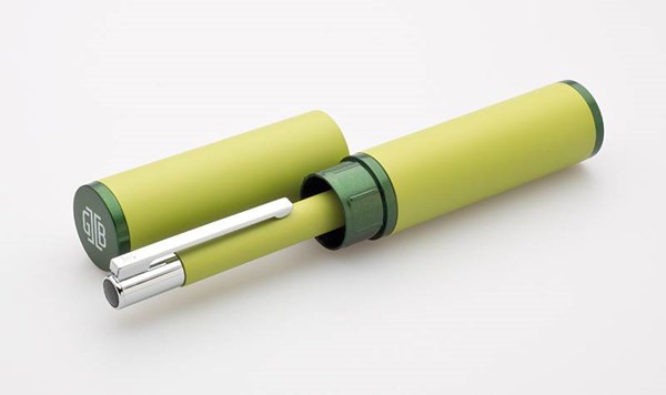 Obrázky: Svetlozelené kovové guličkové pero v tubuse, Obrázok 4
