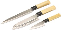 Obrázky: Sada nožov s oceľovou čepeľou v jap.štýle