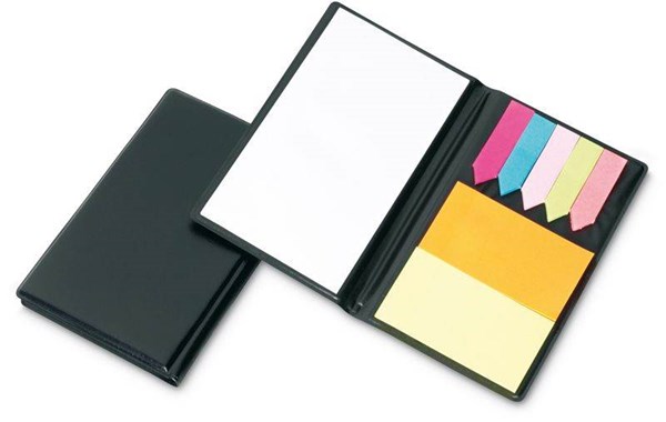 Obrázky: Farebné lepiace bločky so zápisníkom, biela, Obrázok 2