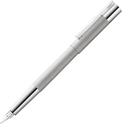 Obrázky: LAMY Scala Brushed Steel, plniace pero, F