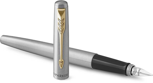 Obrázky: PARKER Jotter Stainless Steel GT, plniace pero, M, Obrázok 2