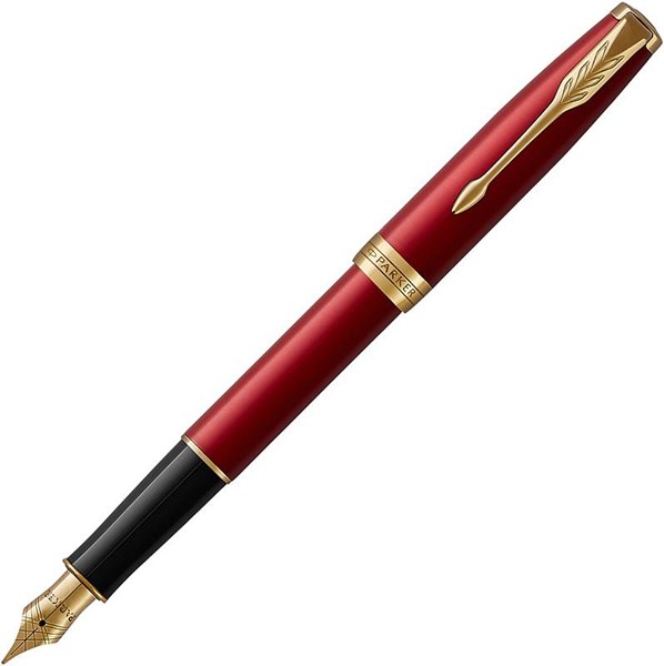 Obrázky: PARKER Sonnet Red GT, plniace pero, hrot M