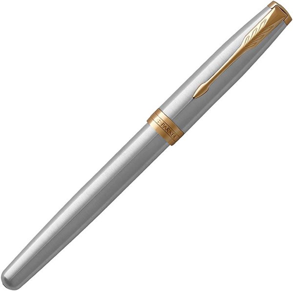 Obrázky: PARKER Sonnet Stainless Steel GT, pln.pero, hrot F, Obrázok 2