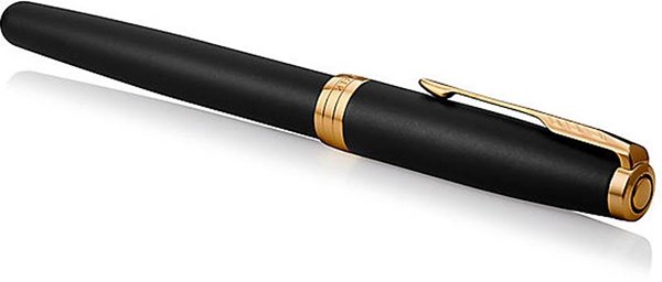 Obrázky: PARKER Sonnet Matte Black GT, plniace pero, hrot F, Obrázok 5