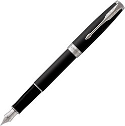 Obrázky: PARKER Sonnet Matte Black CT, plniace pero, hrot F