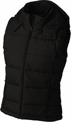 Obrázky: Dámska zimná vesta čierna,XL