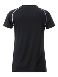 Obrázky: Dámske funkčné tričko SPORT 130, čierna/biela XXL