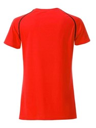 Obrázky: Dám. funkčné tričko SPORT 130, oranžová/čierna XL