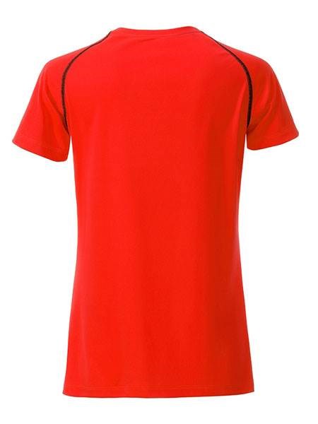 Obrázky: Dámske funkčné tričko SPORT 130, oranžová/čierna M