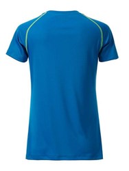 Obrázky: Dámske funkčné tričko SPORT 130, sv.modrá/žltá XXL