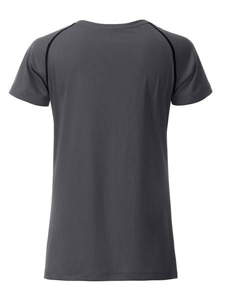 Obrázky: Dámske funkčné tričko SPORT 130, šedá/čierna XL