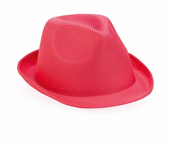 Obrázky: Ružový textilný unisex klobúk
