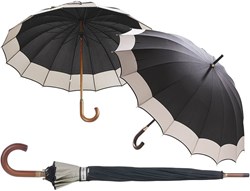 Obrázky: Čierny dáždnik so svetlým lemom André Philippe