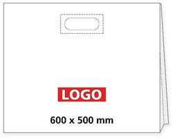 Obrázky: Taška LDPE vystužený priehmat 60*50cm s potlač.1/0