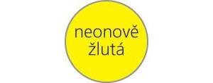 Obrázky: Lepiace lístky 51x74mm, 25ks, žlté  NEÓN
