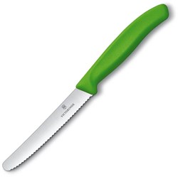 Obrázky: Zelený nôž na rajčiny VICTORINOX, vlnková čepeľ