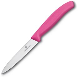 Obrázky: Ružový nôž na zeleninu VICTORINOX, čepeľ 10 cm