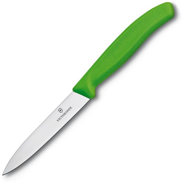 Obrázky: Zelený nôž na zeleninu VICTORINOX, čepeľ 10 cm