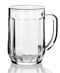 Obrázky: Klasický pivný pohár s uchom, 300 ml