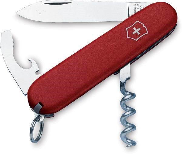 Obrázky: VICTORINOX WAITER, vreckový nôž, červená, Obrázok 2